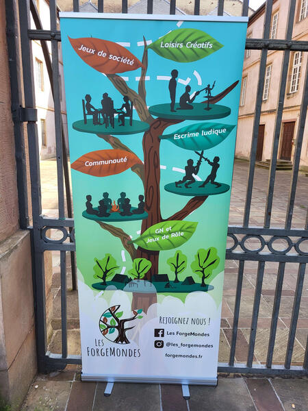 Illustration vectorielle réalisée pour un kakémono