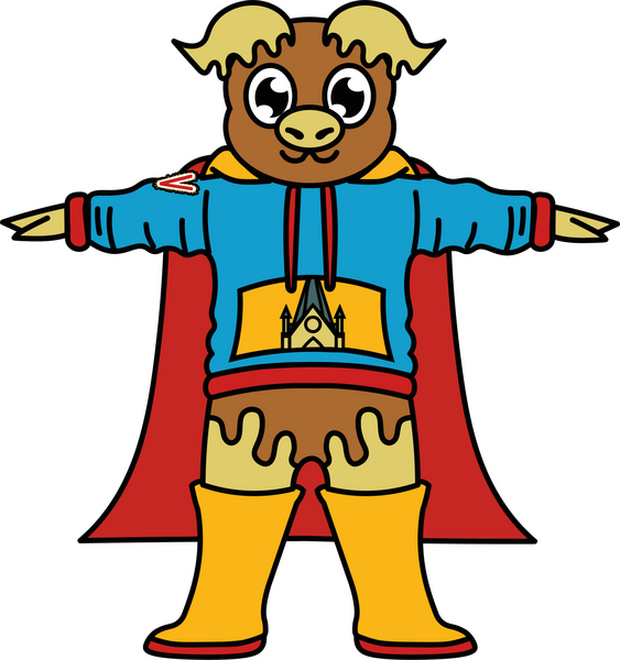 Vesoulinou, mascotte de Vesoul.